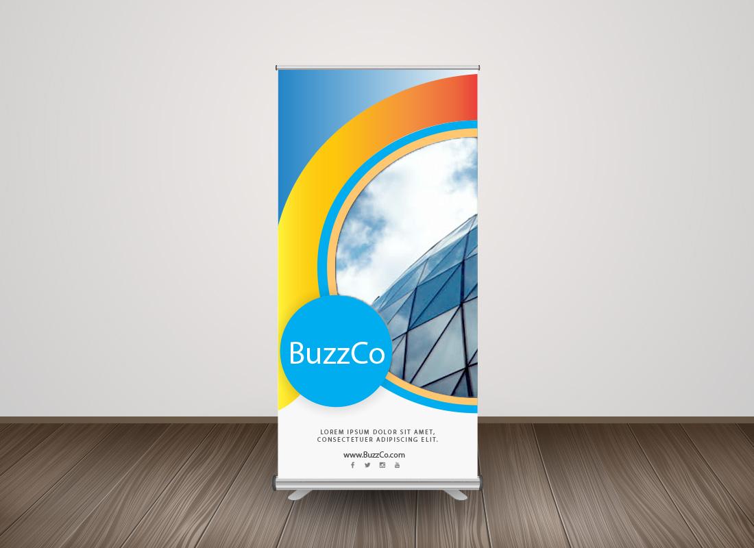 Retractable Roll Up Banner Display RollUp Banner with 