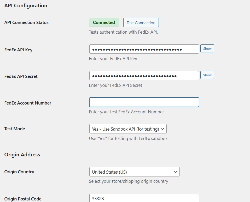 FedEx Shipping Live Rates for Woocommerce | iGlobalWeb | Web Design SEO eCommerce Marketing Printing Company | FedEx Live Rates for woocommerce plugin 2 FedEx Shipping Live Rates for Woocommerce