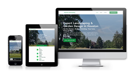 Our Work | iGlobalWeb | Web Design SEO eCommerce Marketing Printing Company | ImperialLandscaping Imperial Landscaping