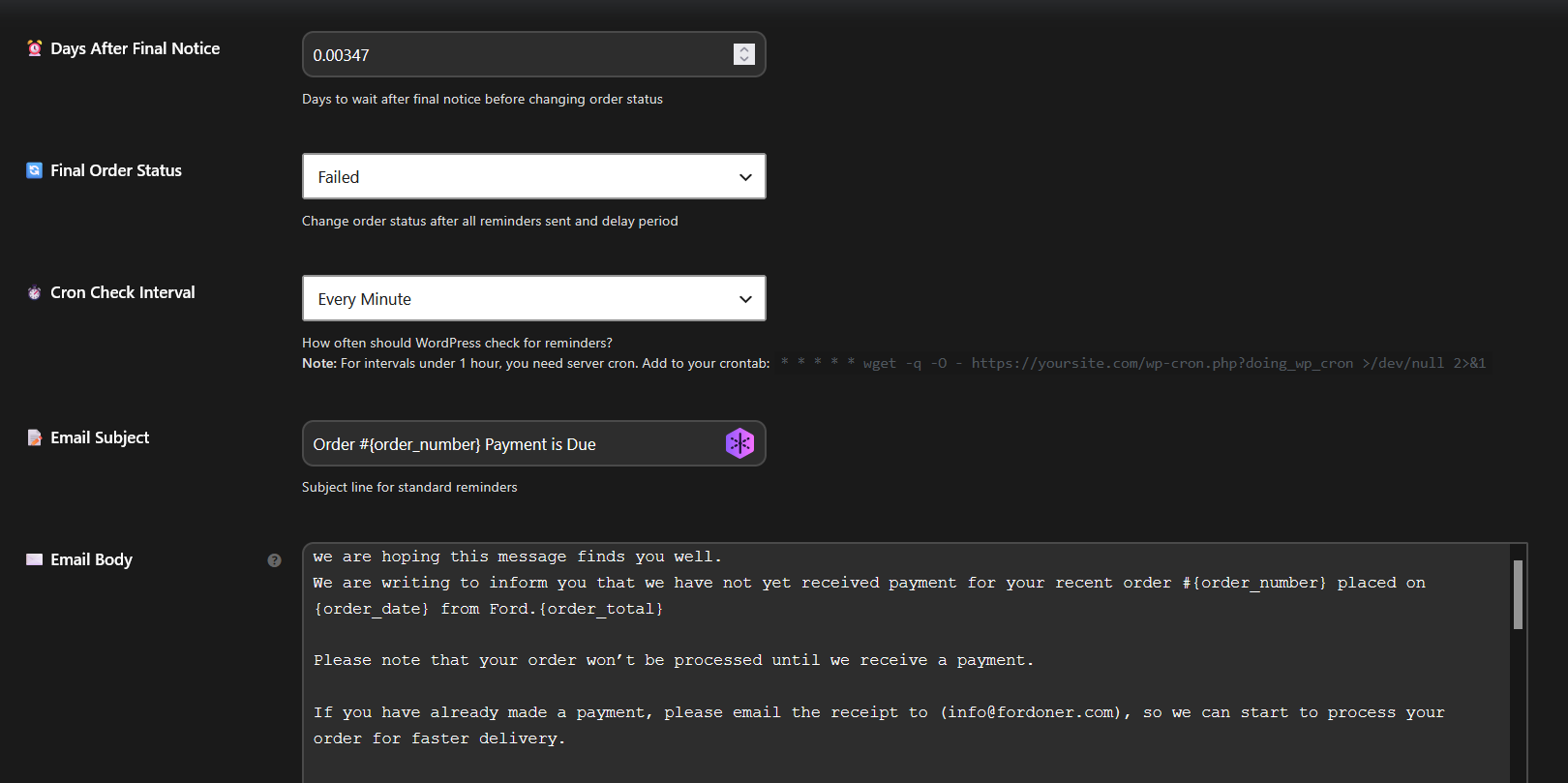 WooCommerce Automated Payment Reminders | iGlobalWeb | Web Design SEO eCommerce Marketing Printing Company | WooCommerce Automated Payment Reminders 5 WooCommerce Automated Payment Reminders - Image 6
