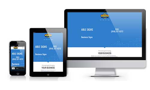 Our Work | iGlobalWeb | Web Design SEO eCommerce Marketing Printing Company | able signs florida able signs inc web design