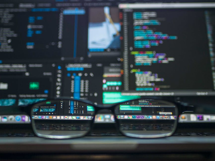 Blog | iGlobalWeb | Web Design SEO eCommerce Marketing Printing Company | pexels photo 577585 577585 Eyeglasses reflecting computer code on a monitor, ideal for technology and programming themes.