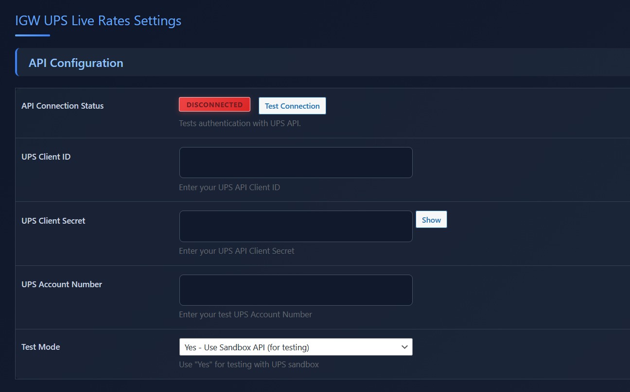UPS Shipping Live Rates for Woocommerce | iGlobalWeb | Web Design SEO eCommerce Marketing Printing Company | ups1 UPS Shipping Live Rates for Woocommerce - Image 2